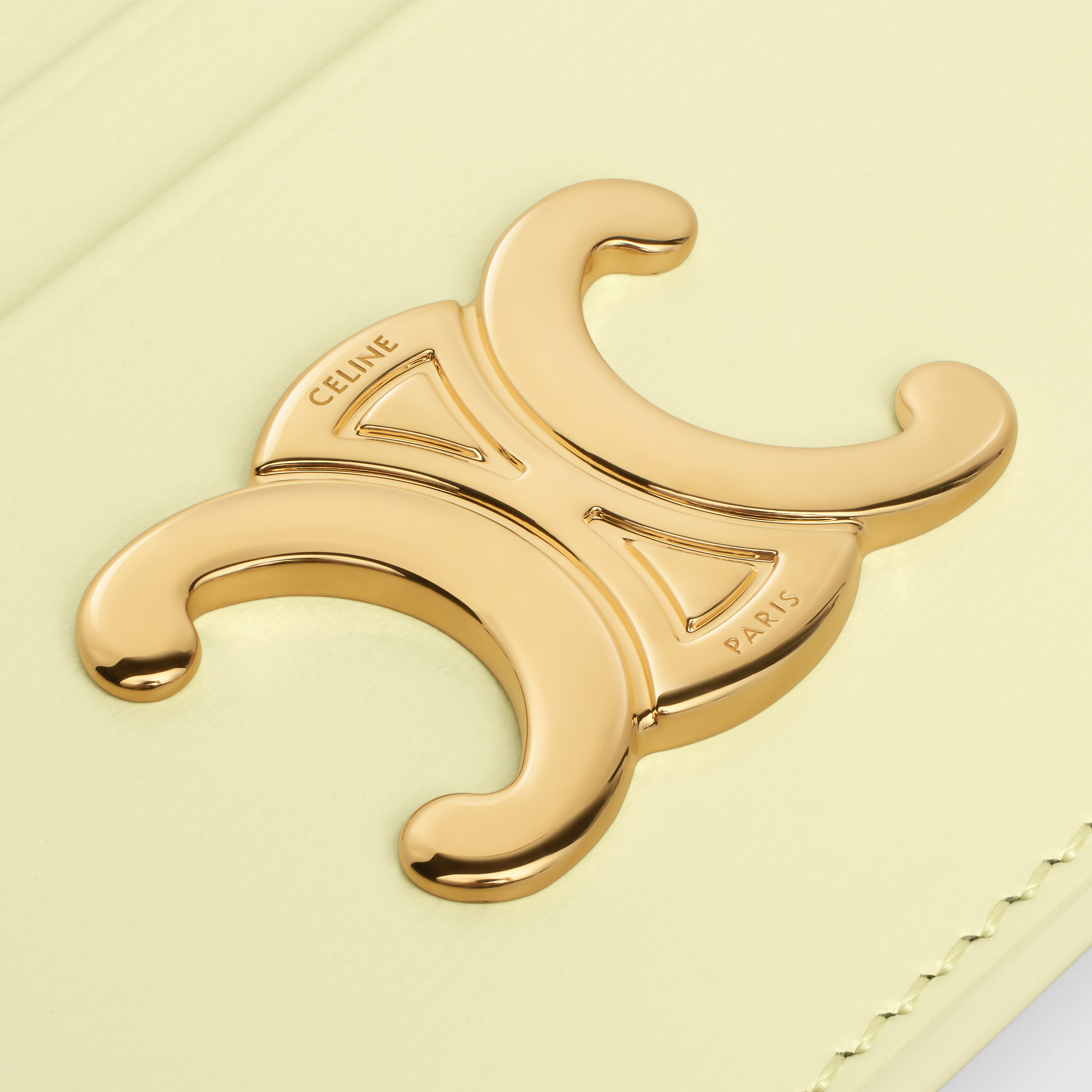 TRIOMPHE CARD HOLDER in Shiny calfskin - 4