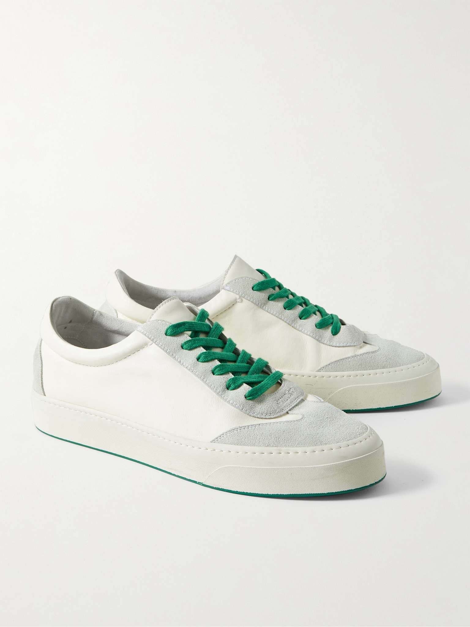 The Row Marley Leather and Suede Sneakers | mrporter The Row Marley Leather and Suede Sneakers | mrporter