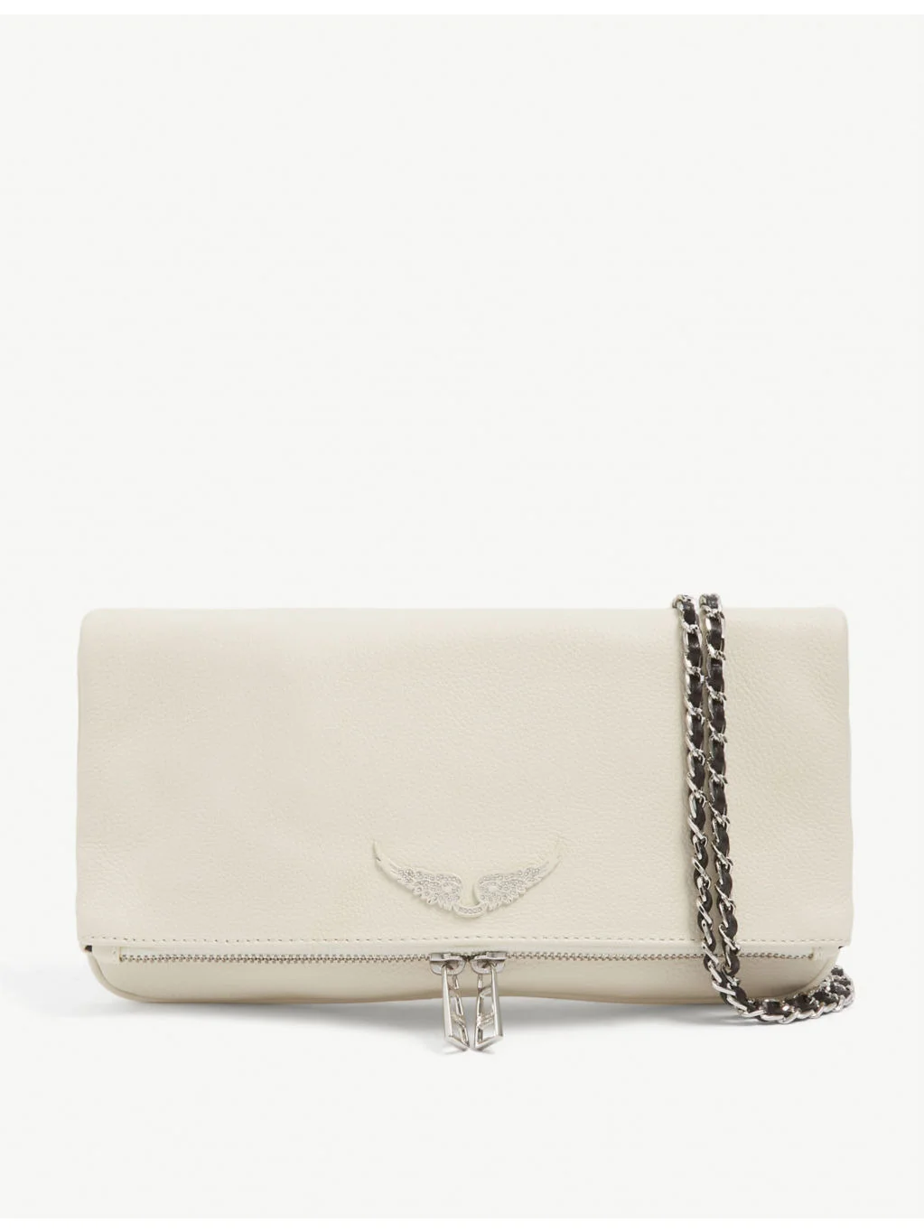 Rock leather clutch bag - 1