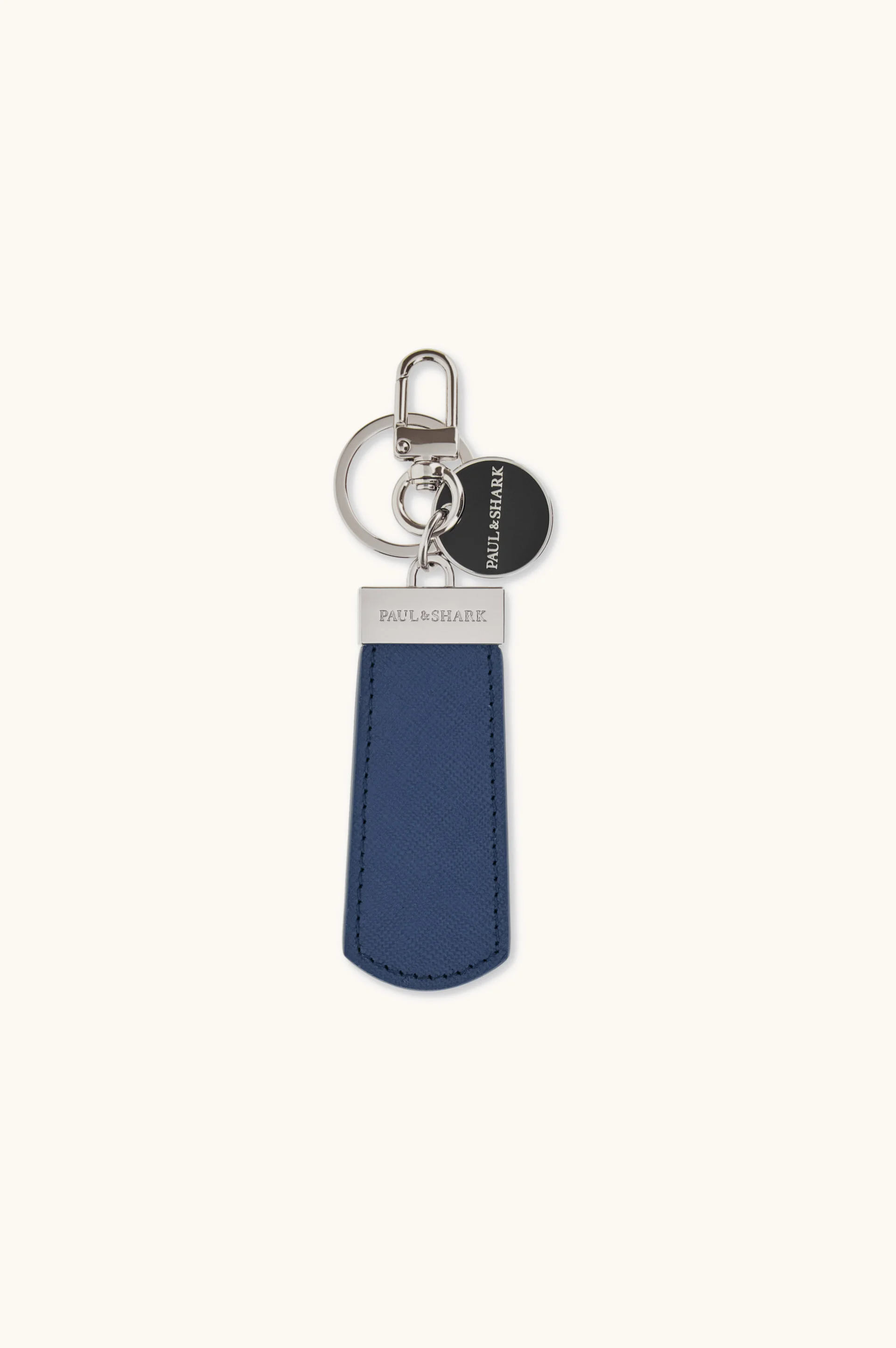 SAFFIANO LEATHER KEYRING - 1