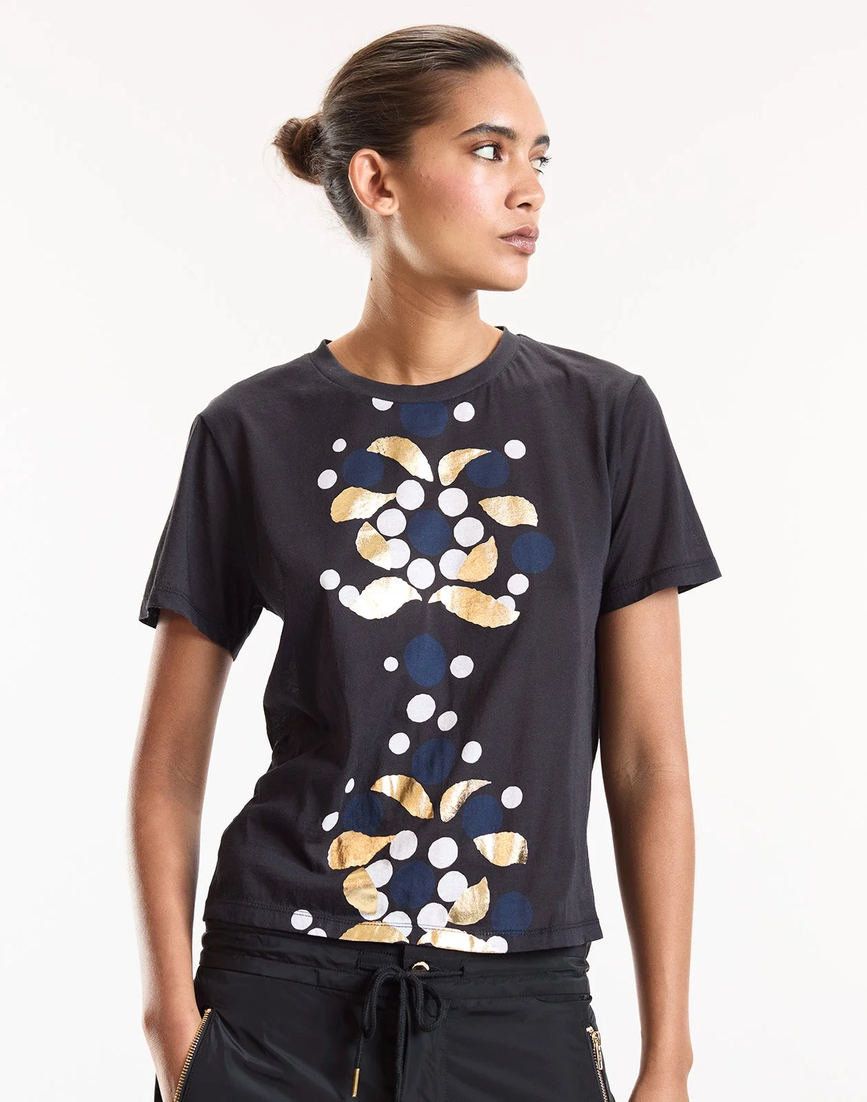 Foil Printed Tee - 1