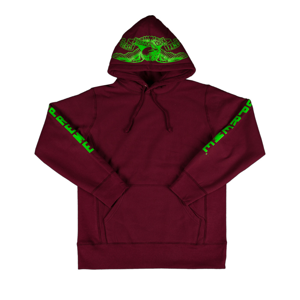 Supreme Anti Hero Hooded Sweatshirt 'Burgundy' - 1