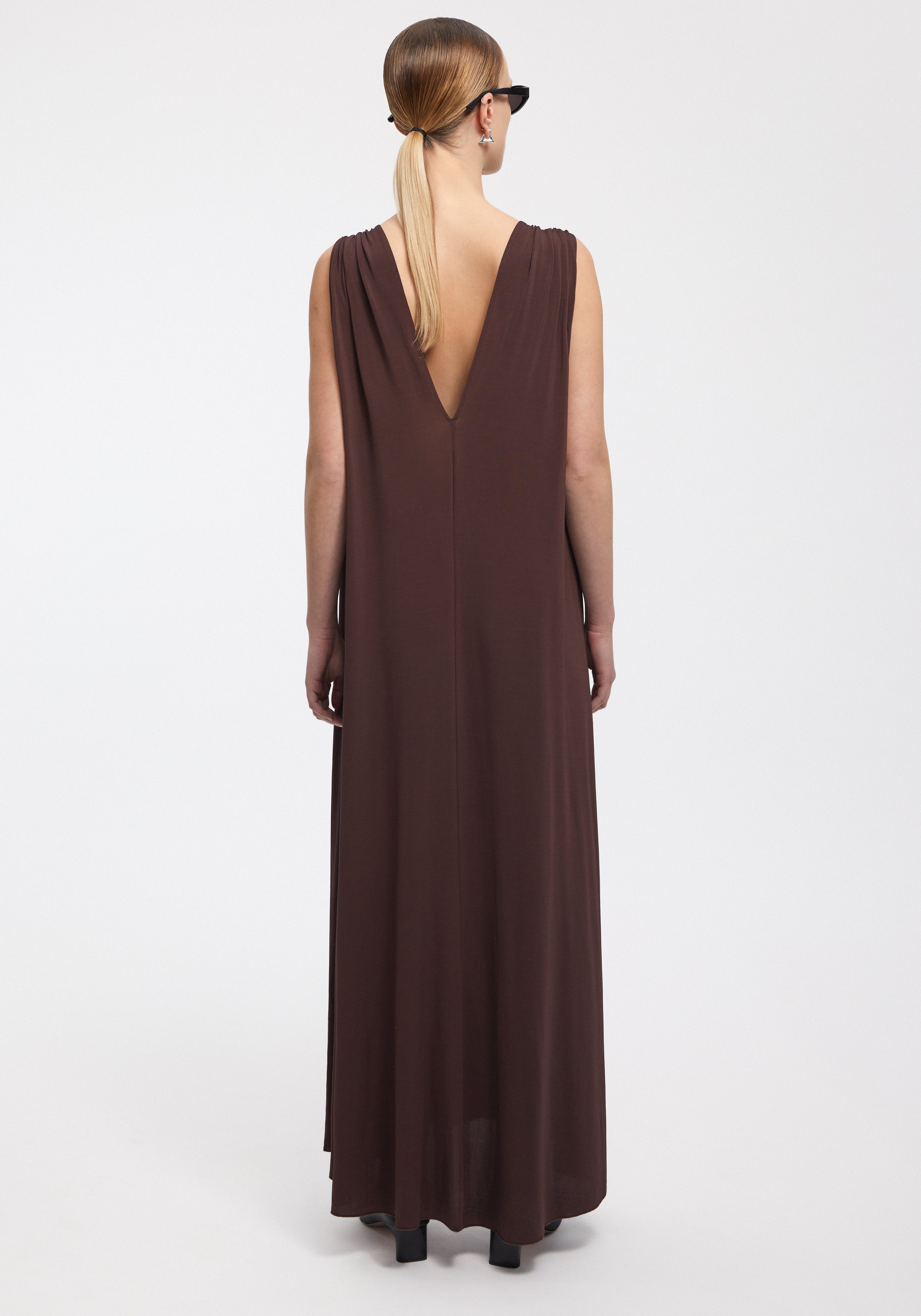 DORIS
Gathered jersey maxi dress - 4