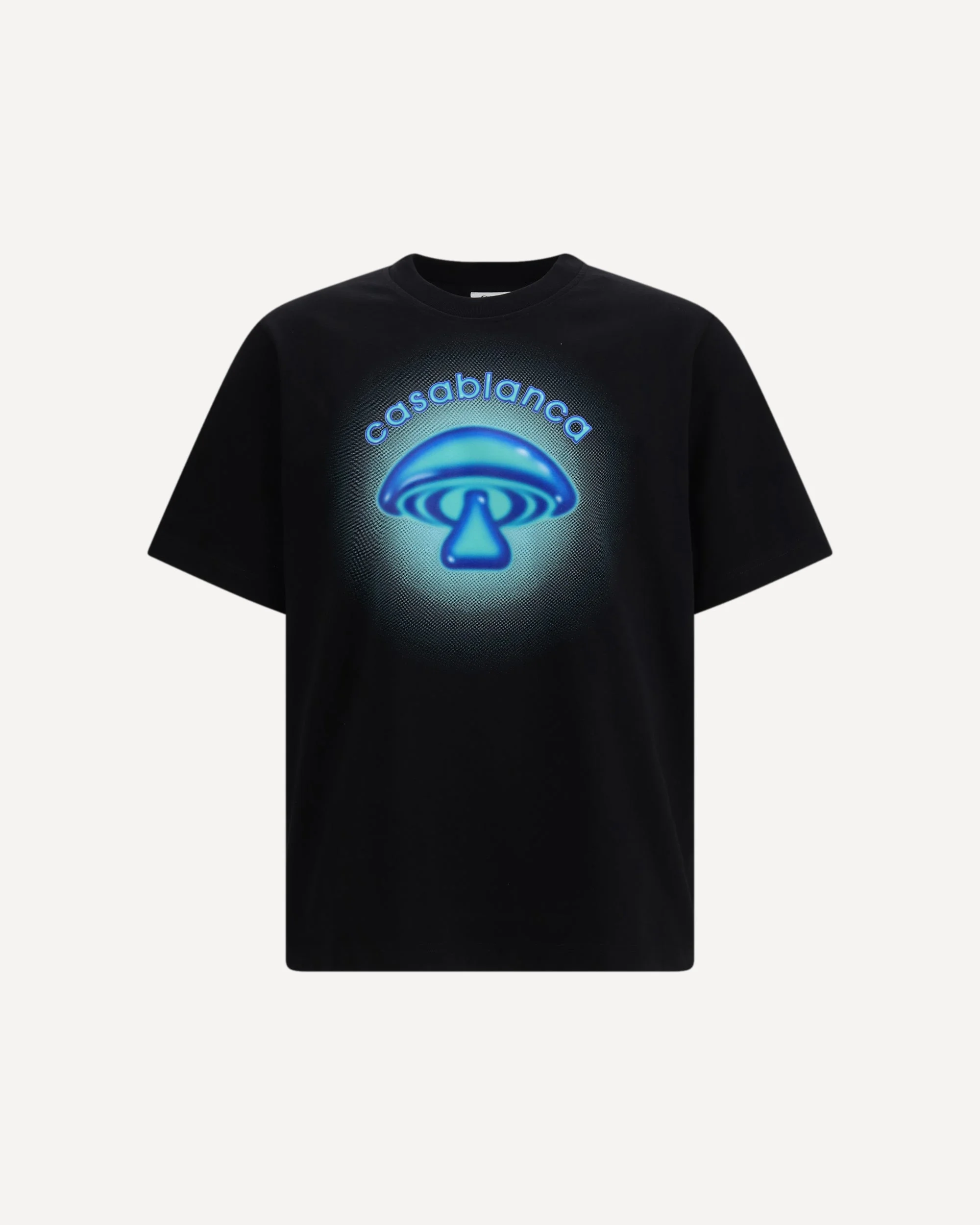 Airbrush Mushroom print short-sleeve T-shirt - 1