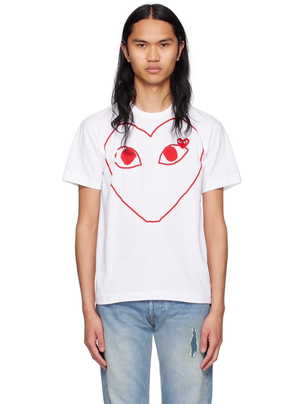 White Heart T-Shirt - 1