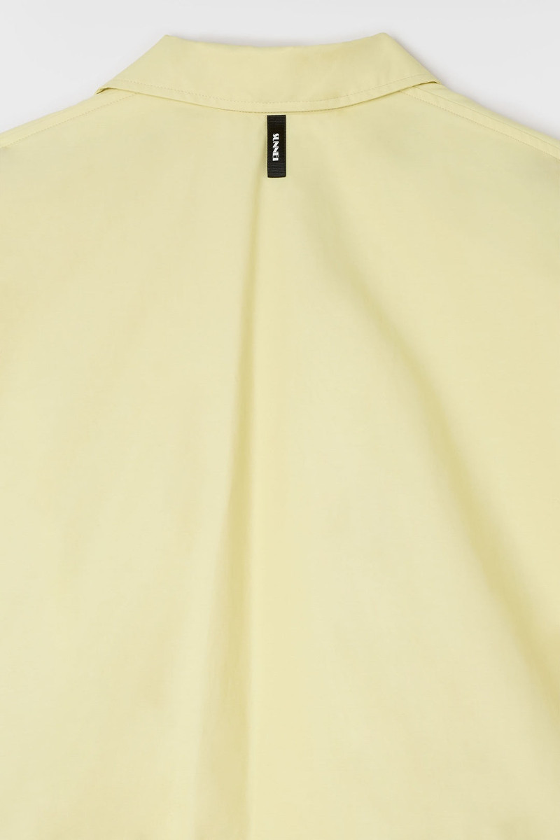 SUNNEI PUFFY POLO / light yellow outlook