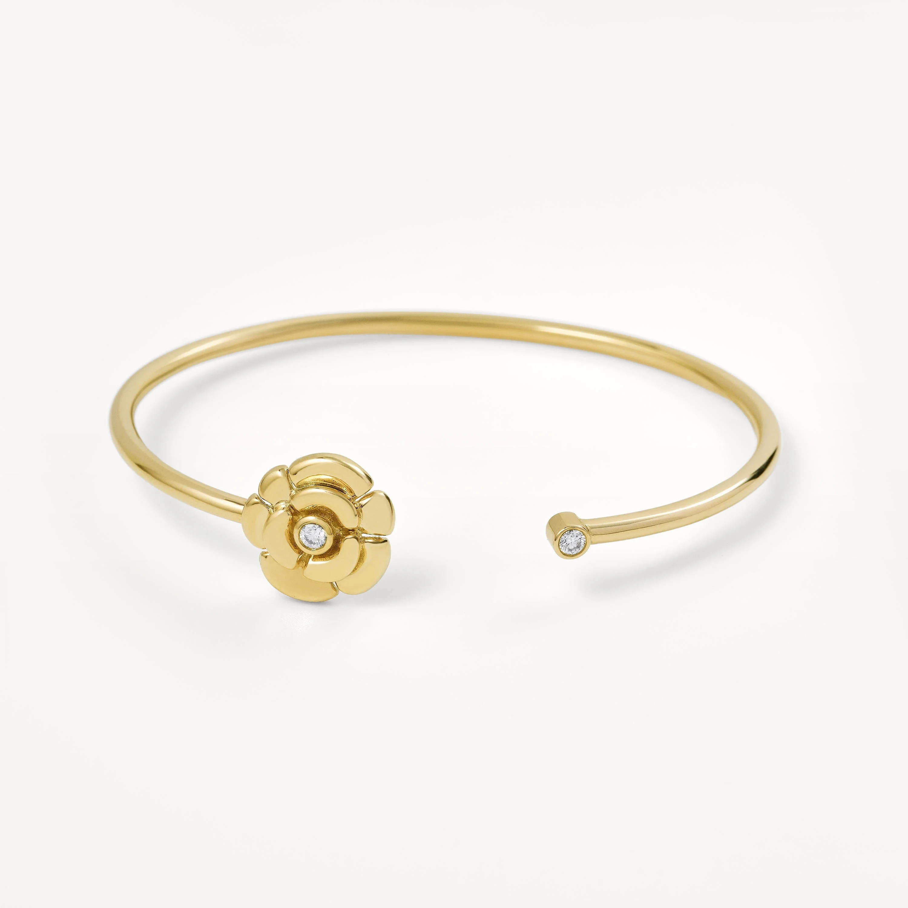 Gold Bangle with diamonds TOUS ATELIER - 1