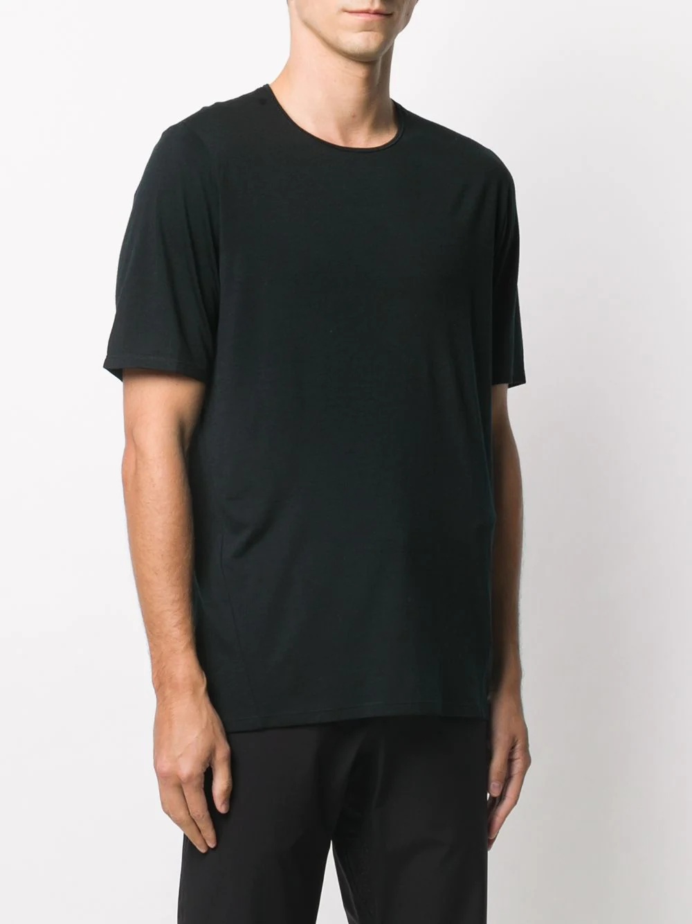 plain crew neck T-Shirt  - 3