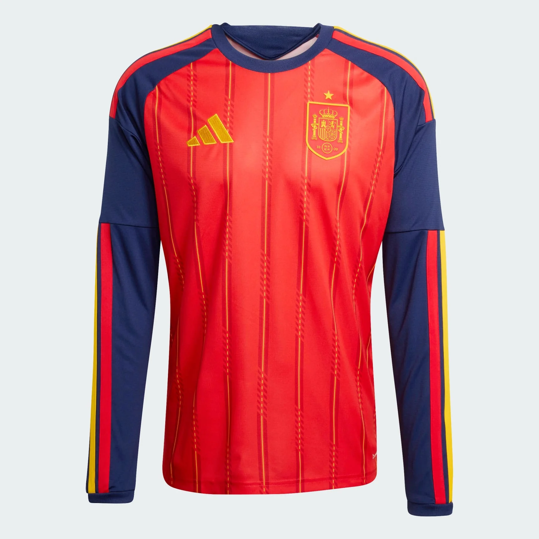 Spain 26 Home Long Sleeve Jersey - 1