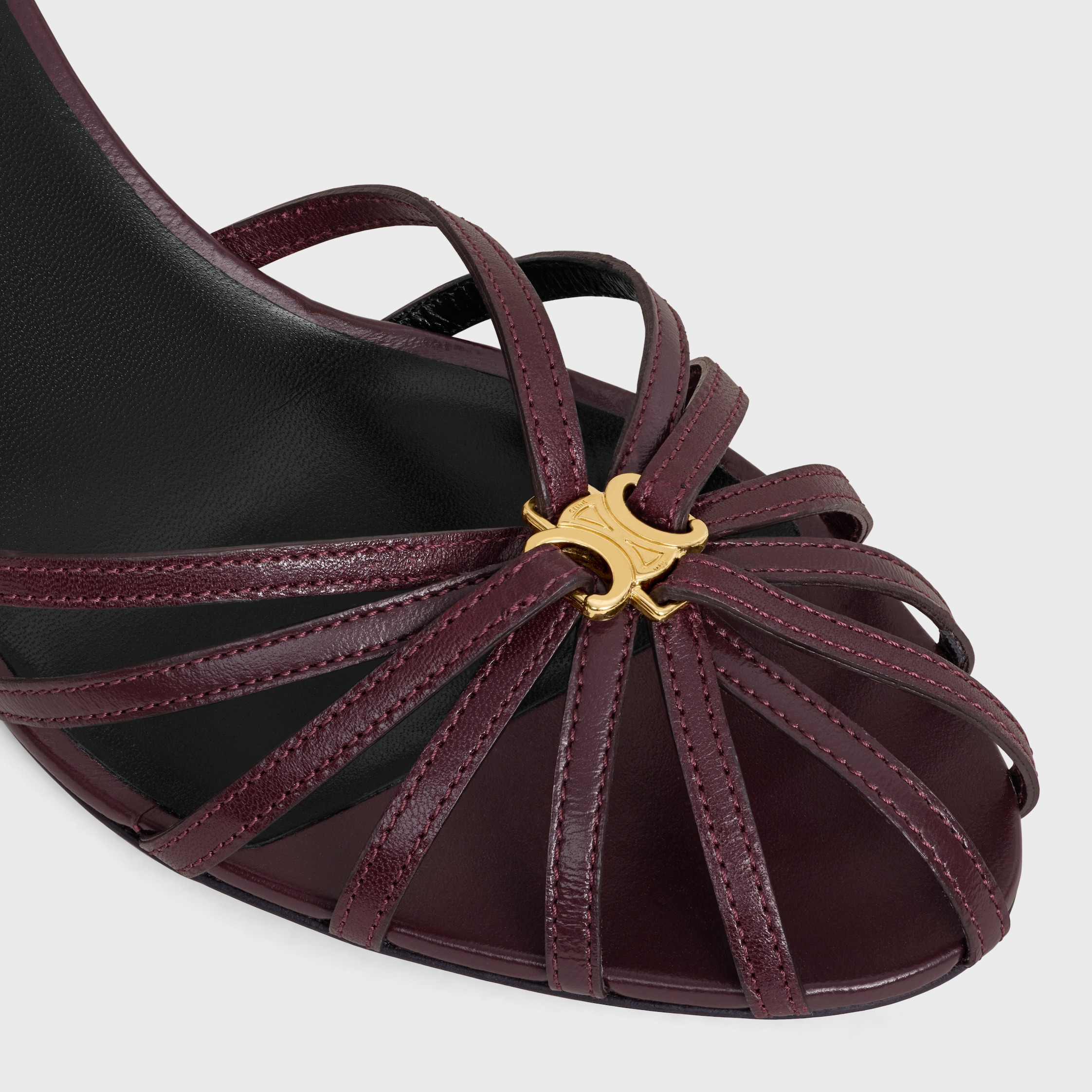 CELINE TRIOMPHE SANDAL IN LAMBSKIN - 4