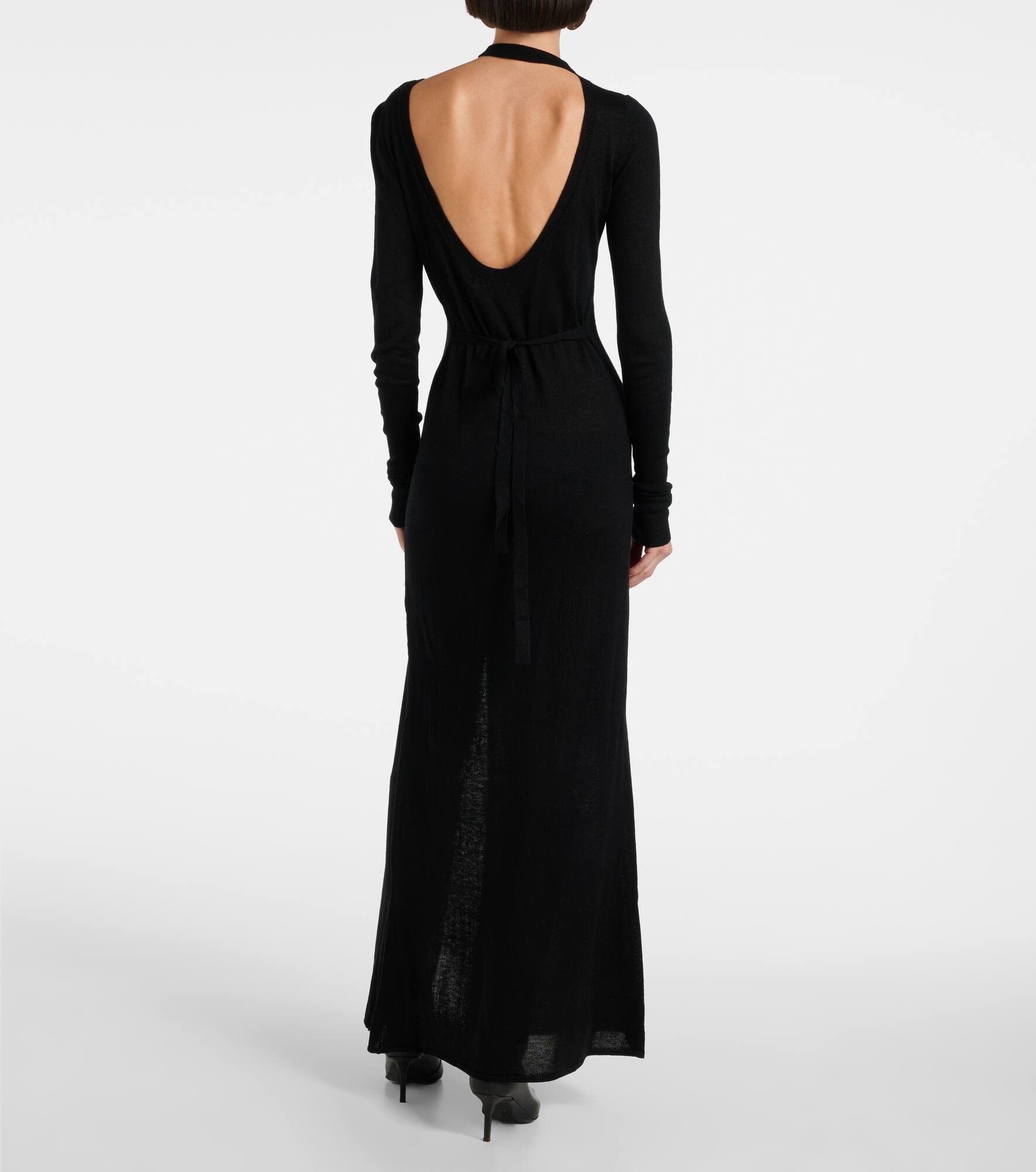 Wool maxi dress - 3