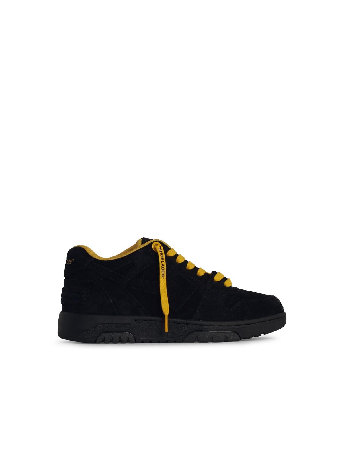 Off-White 'O.O.O' Black Suede Sneakers Men - 1