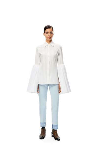 Loewe Bell sleeve shirt in cotton outlook