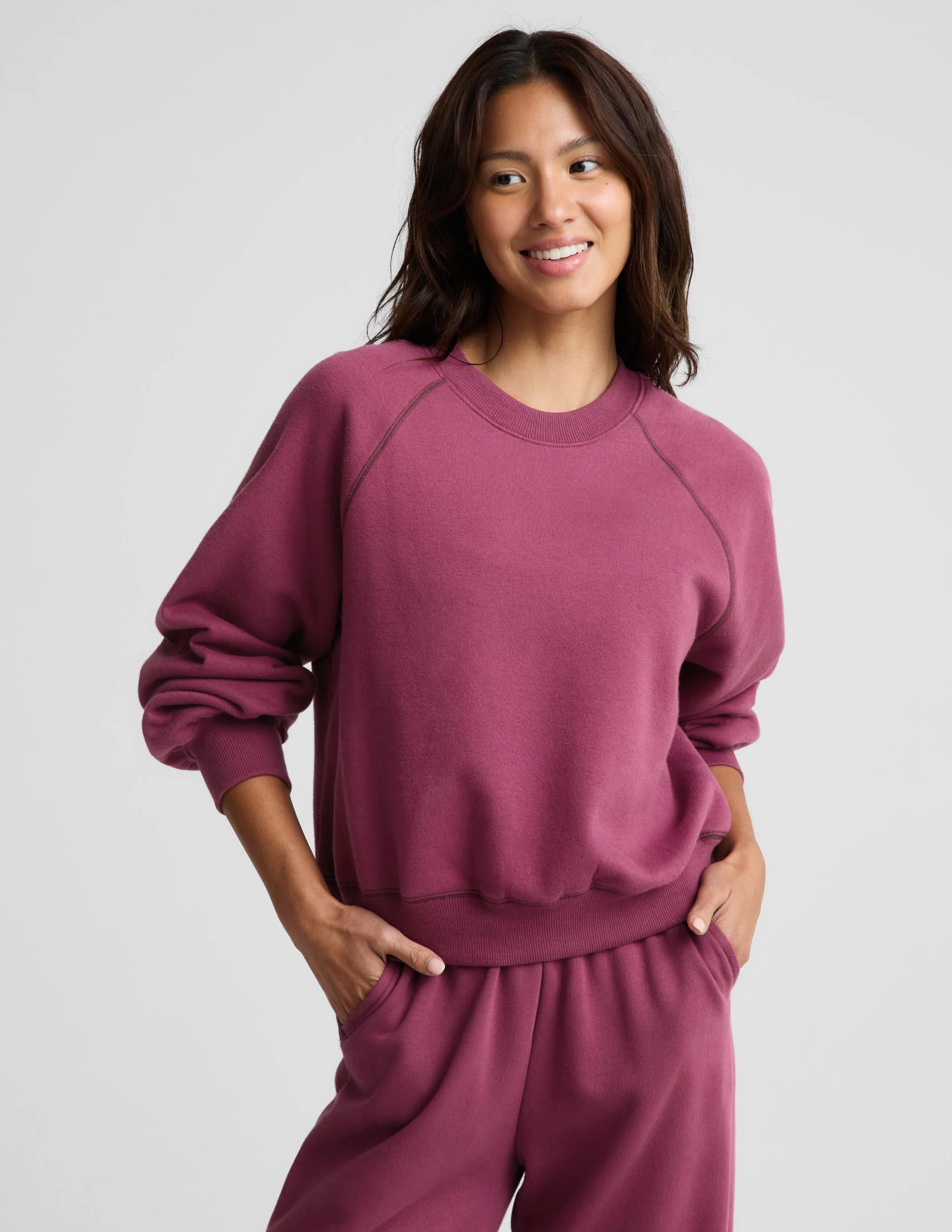 LuxeFleece 2.0™ Raglan Crewneck - 1