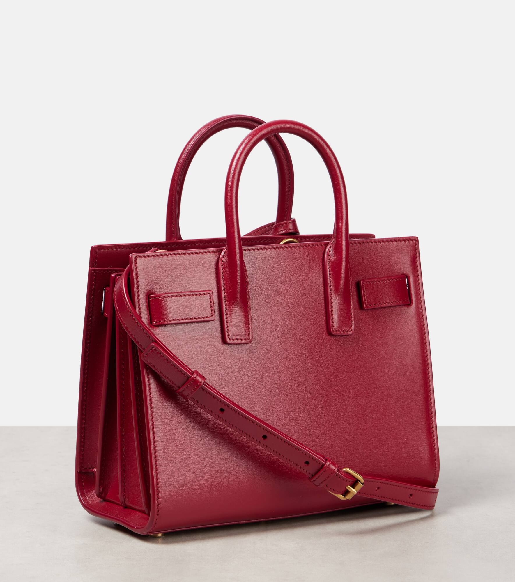 Sac De Jour Nano leather tote bag - 4