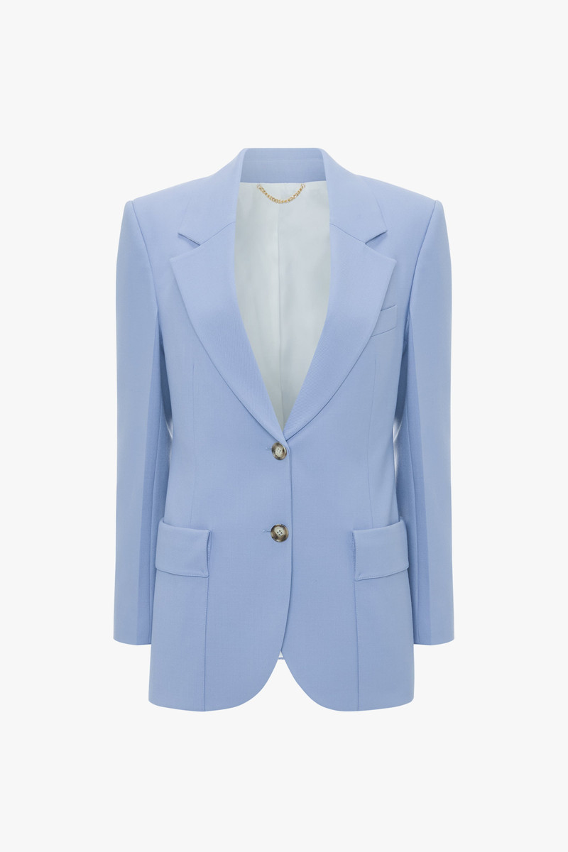 Patch Pocket Jacket In Bluebell - 1