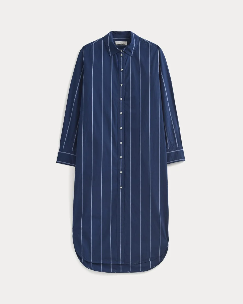 MIDI SHIRTDRESS IN ULTRASOFT COTTON - 1