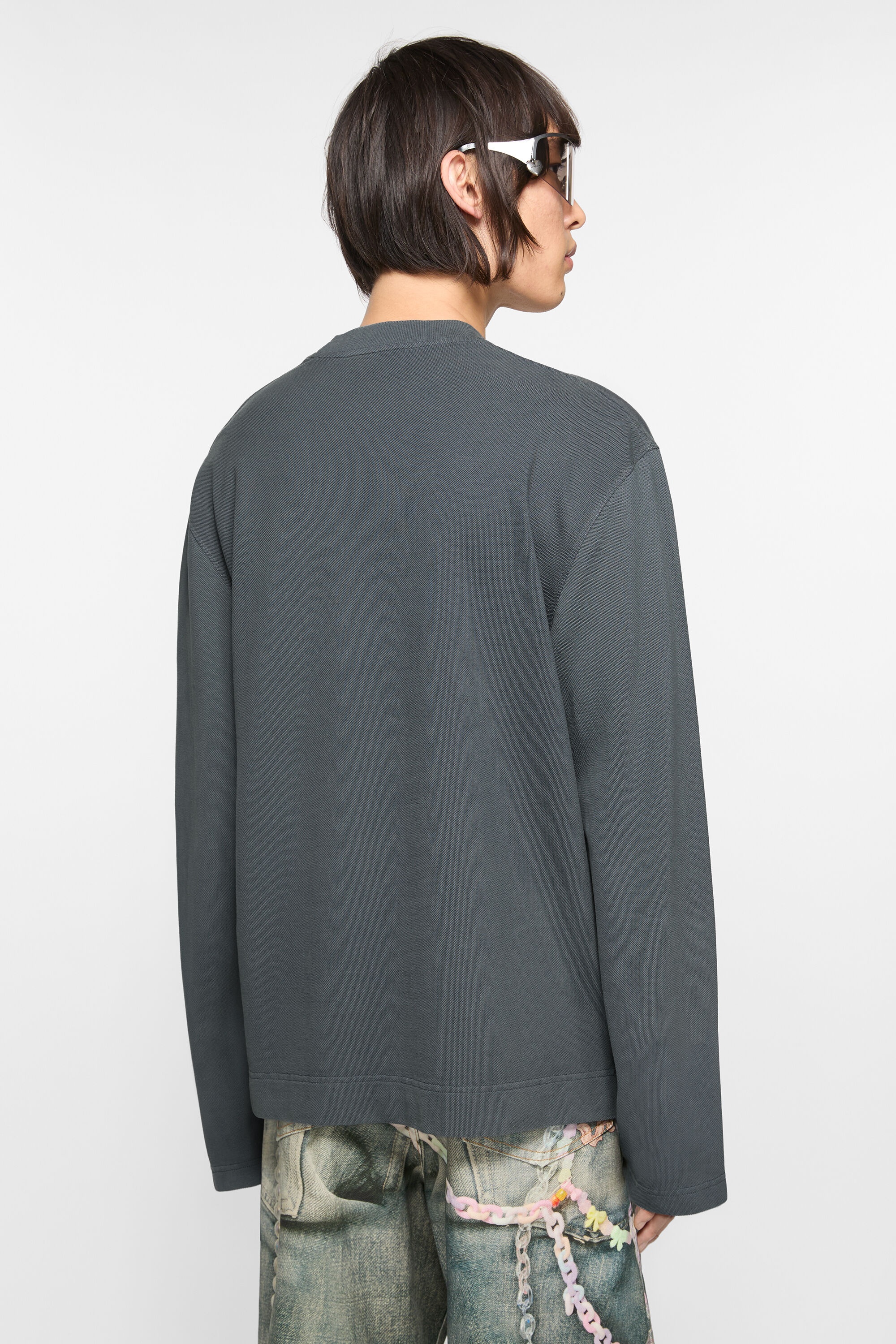 T-shirt logo - Relaxed fit - Faded Grey - 3