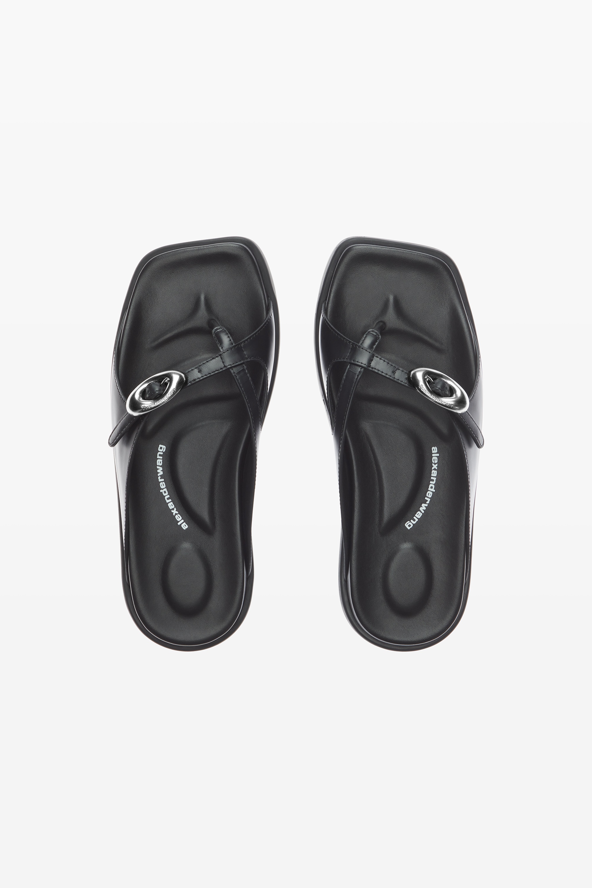 Dome Flatform Leather Sandal - 6