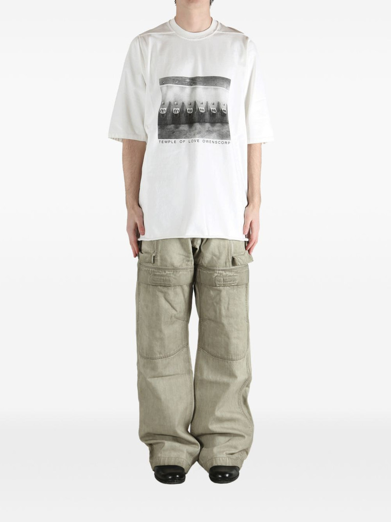 Rick Owens DRKSHDW print-detail T-shirt outlook