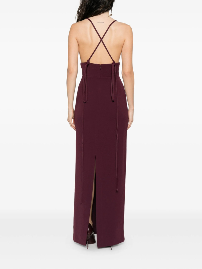 SOLACE LONDON Solace London Cross-back Maxi Dress outlook