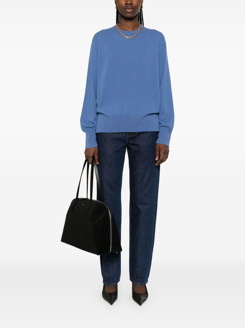 crew-neck cashmere sweater - 2