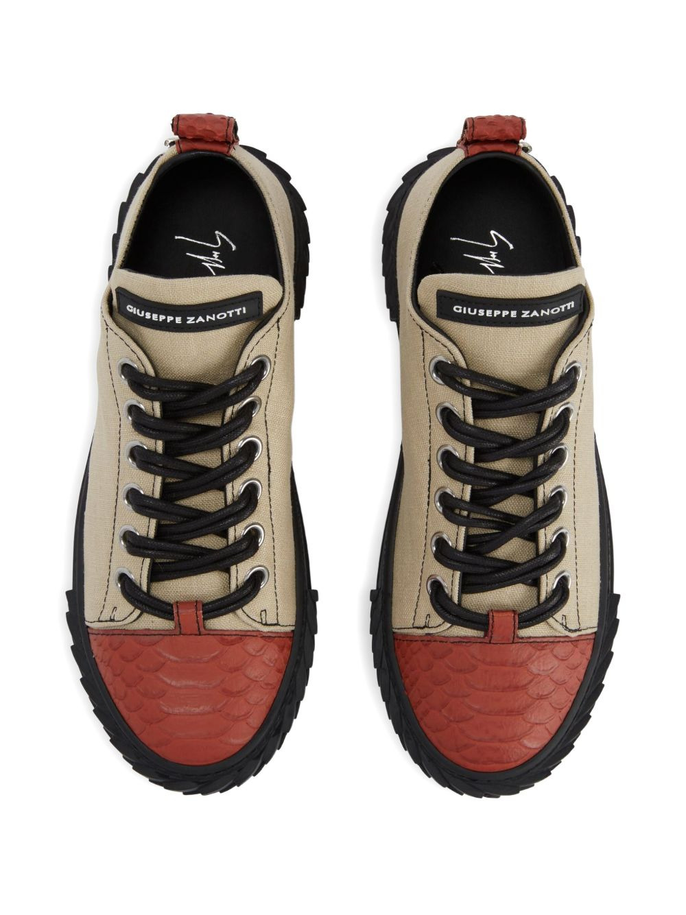 Blabber lace-up sneakers - 4