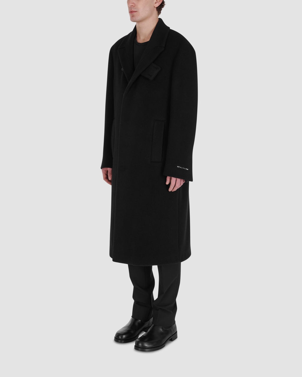 TAILORED BY FSI - CARUSO BOXY SINGLE BREASTED TAILORING COAT - 4