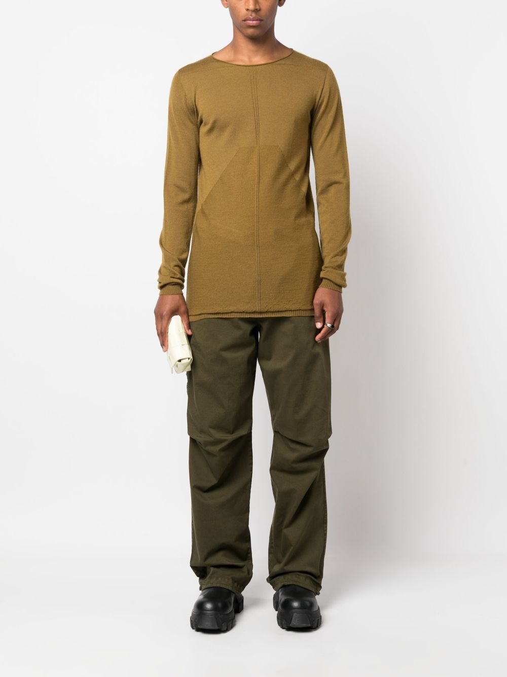adjustable waist-strap trousers - 2