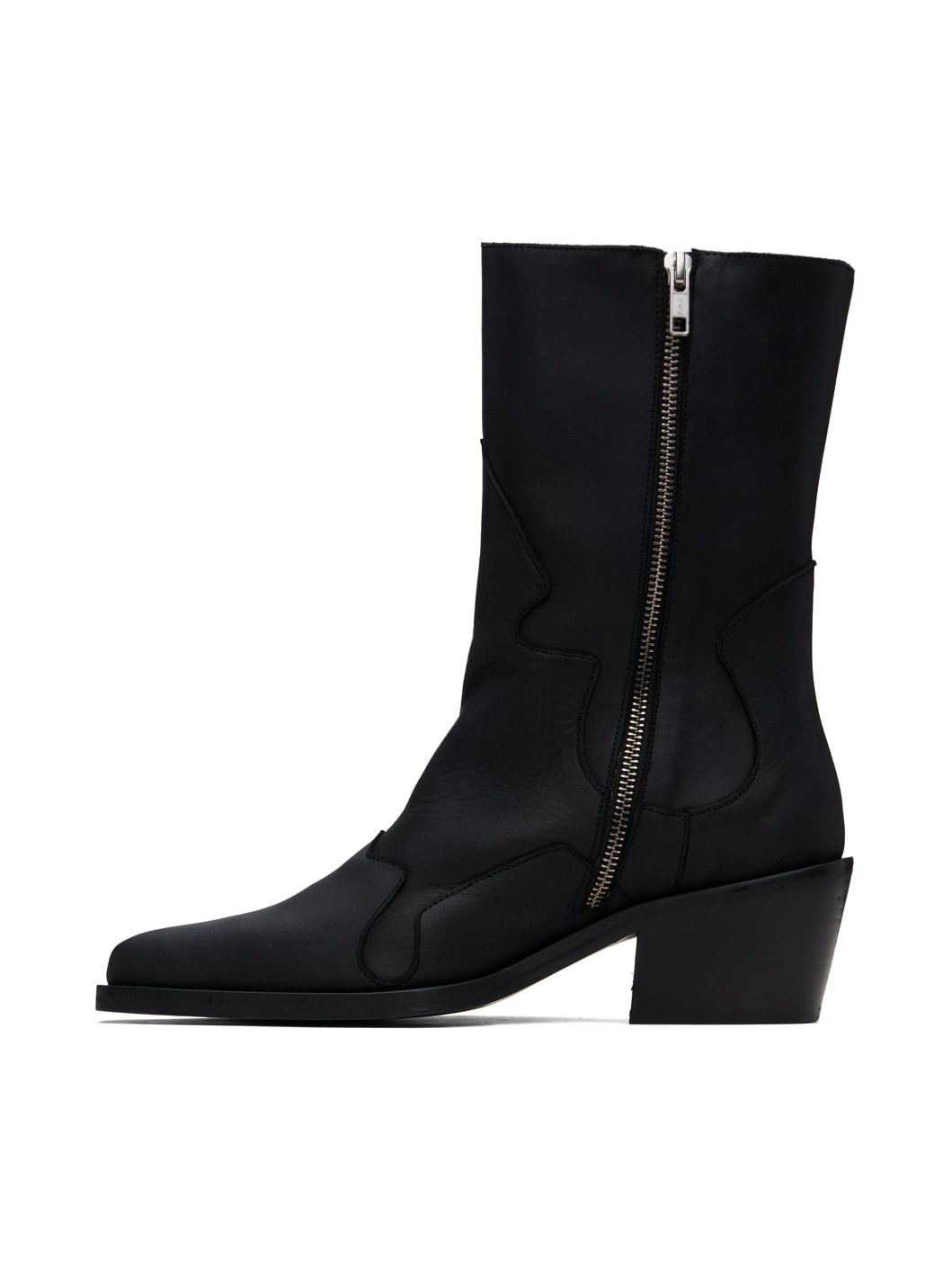 SSENSE Exclusive Black Cowboy Boots - 3