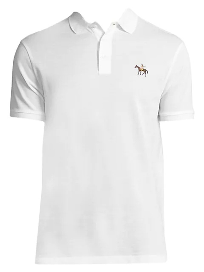 Cotton piqué polo shirt 1
