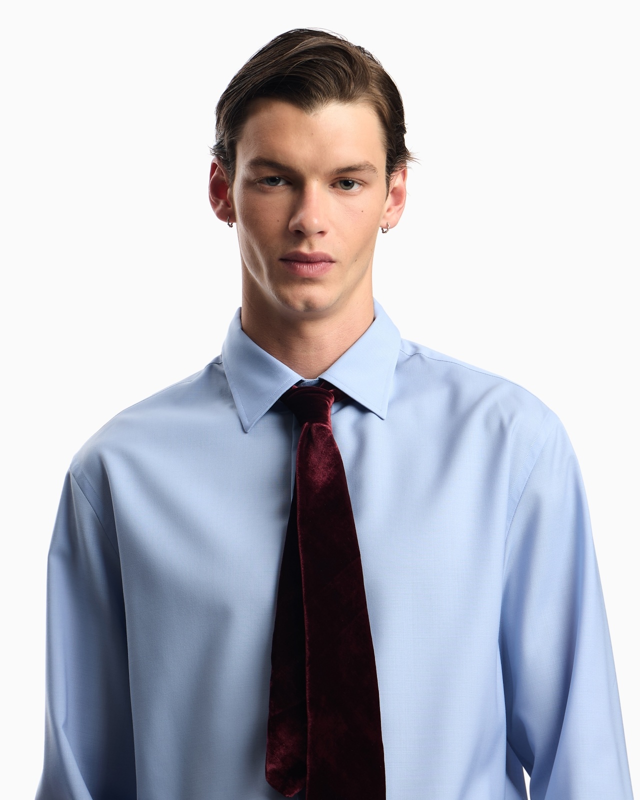 ICON SHIRT IN TROPICAL LIGHT WOOL CANVAS - 5
