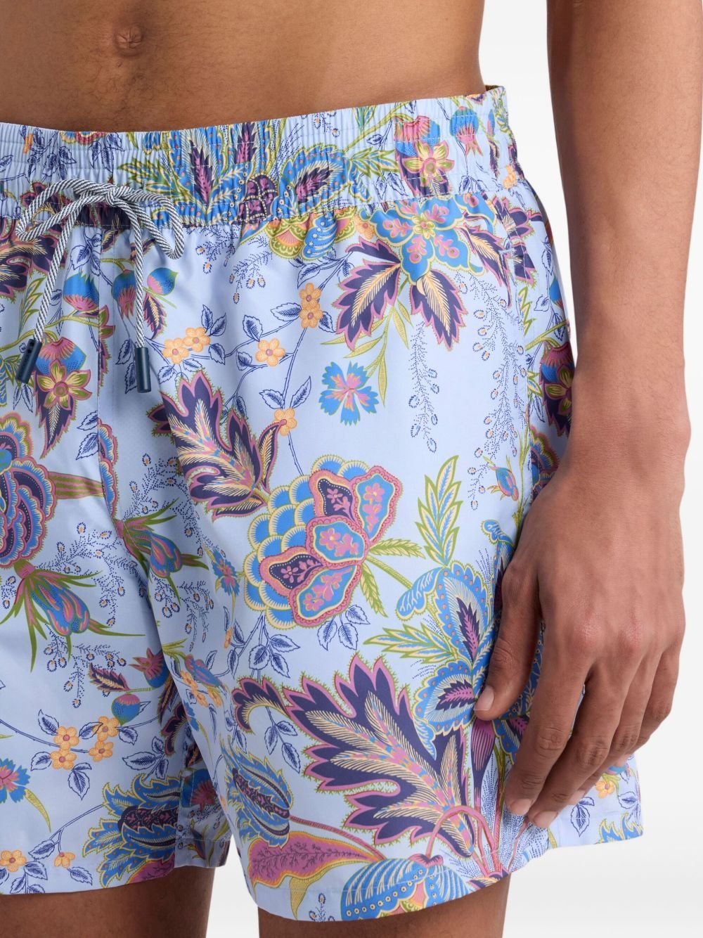 floral-print swim shorts - 5