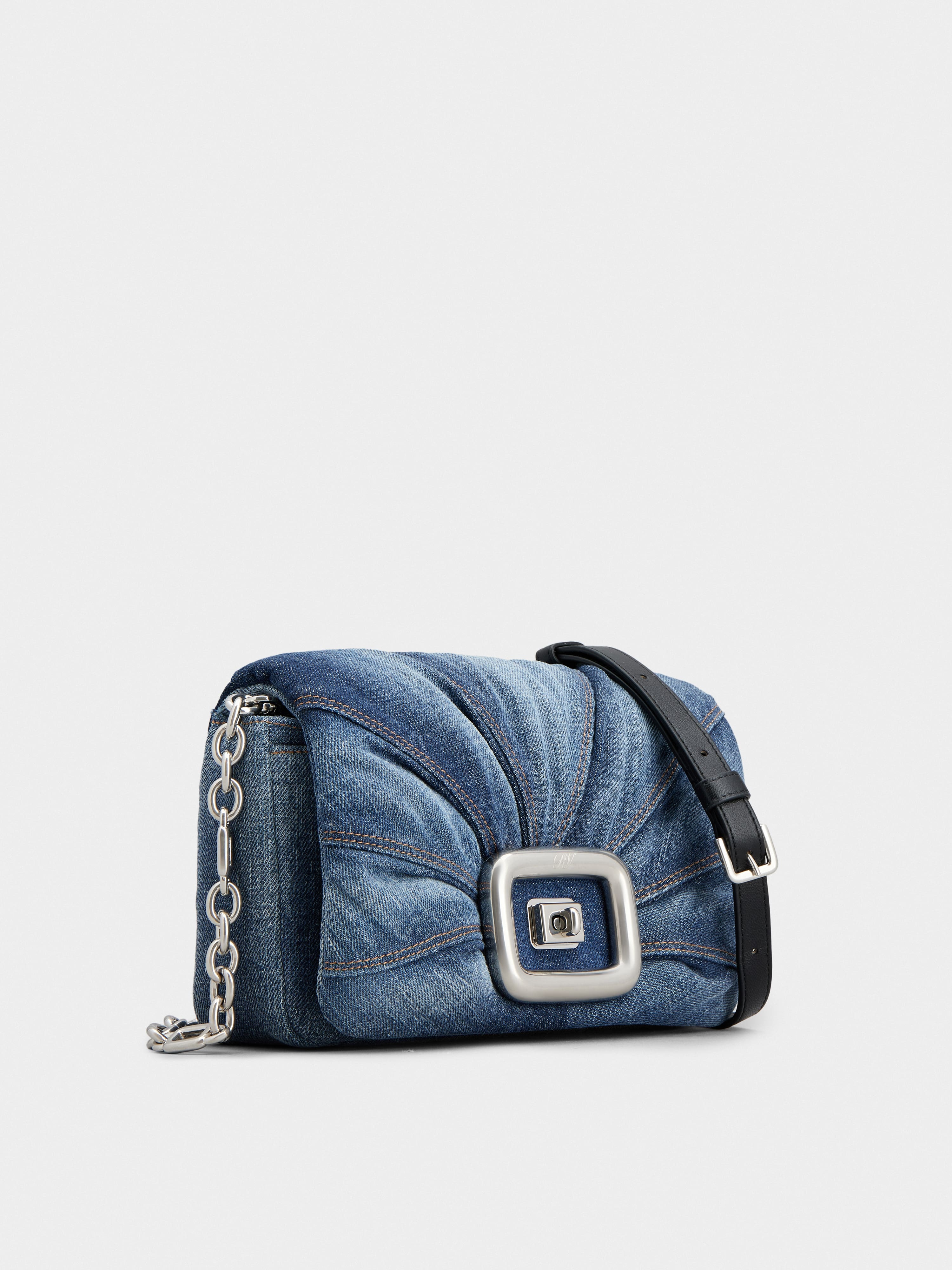 Viv' Choc Bag in Denim - 3