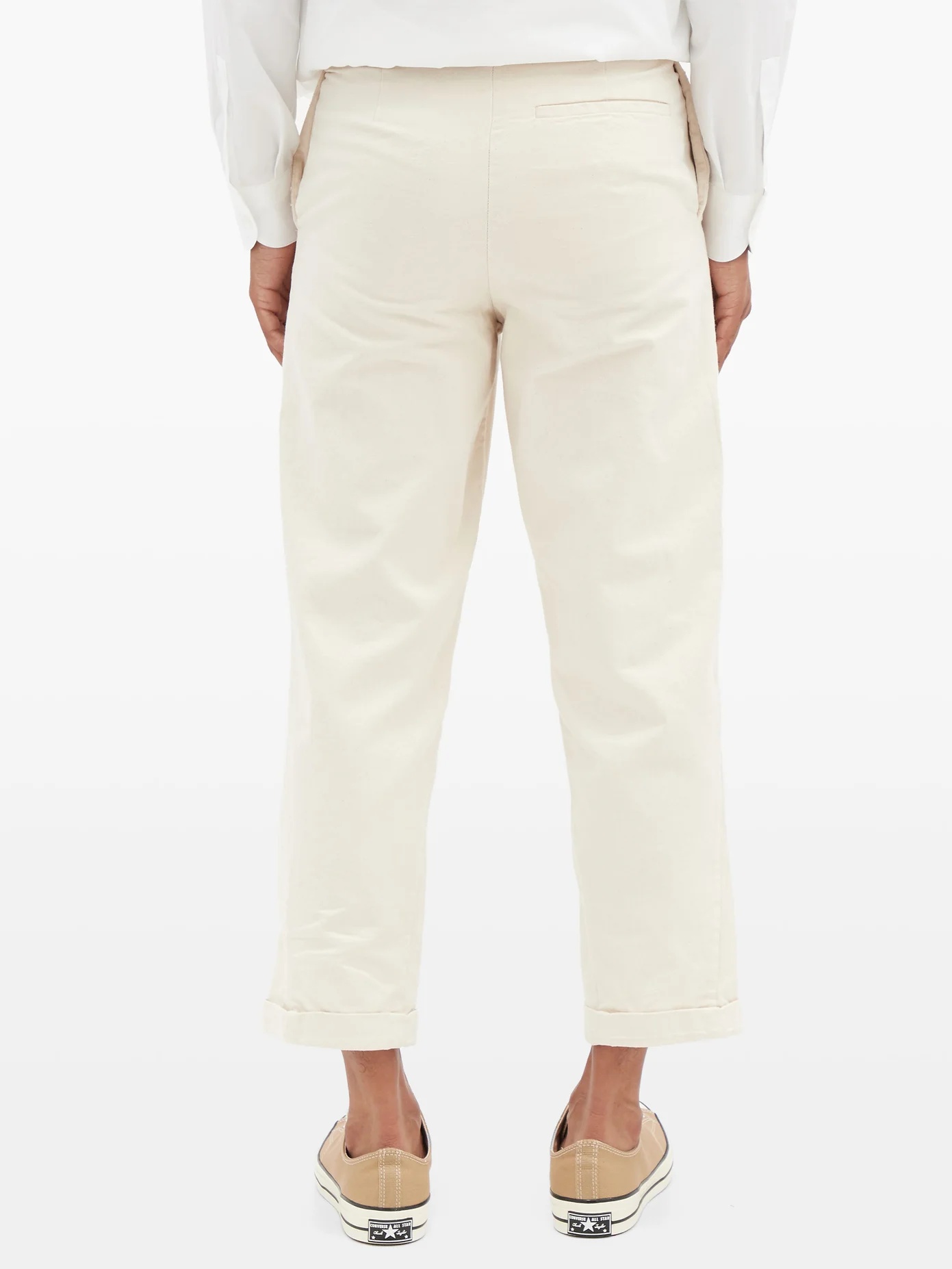 The Bricklayer cropped cotton-canvas trousers - 5