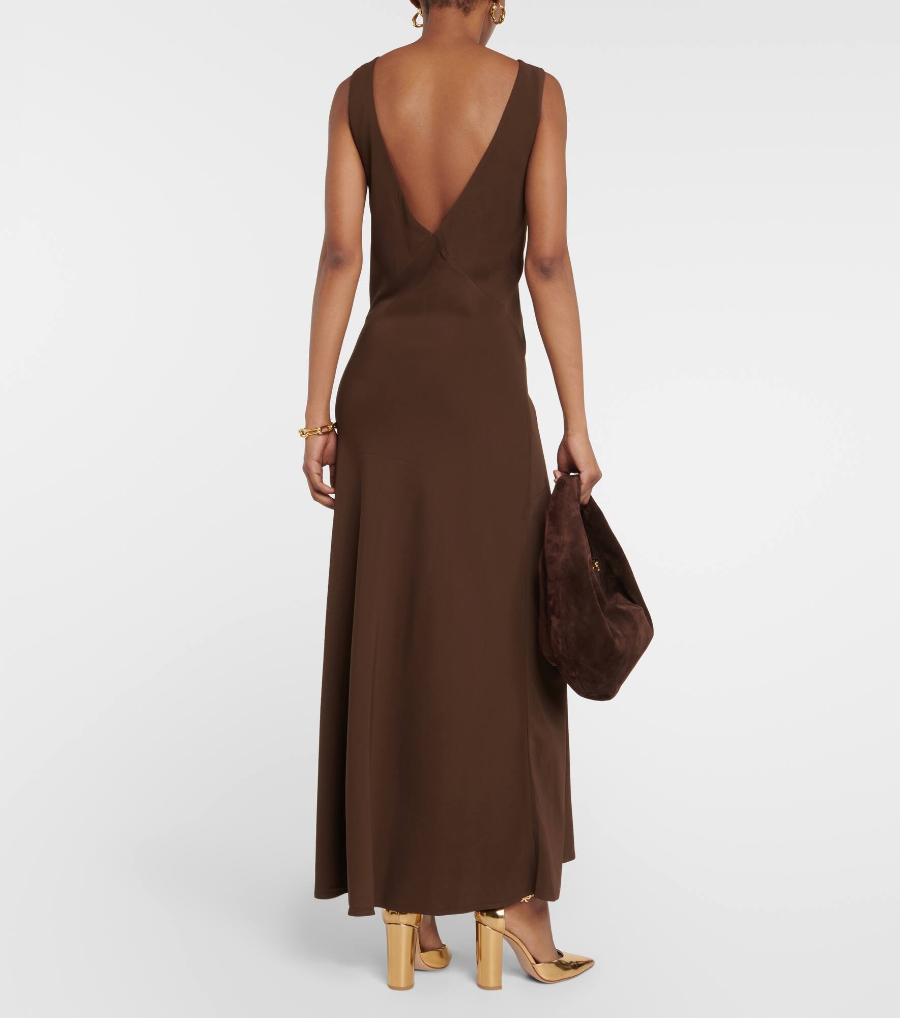 Bordeaux slip dress - 3