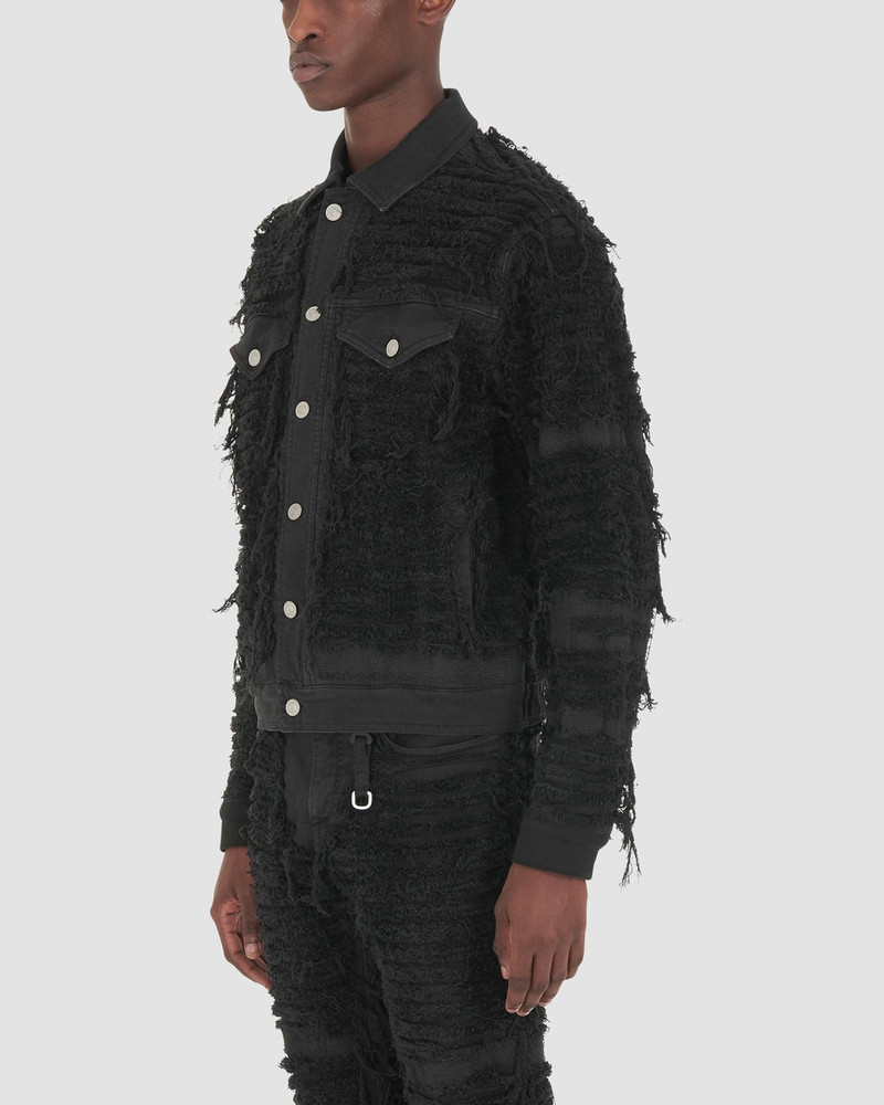 DENIM JACKET BLACKMEANS WITHOUT STUDS 3