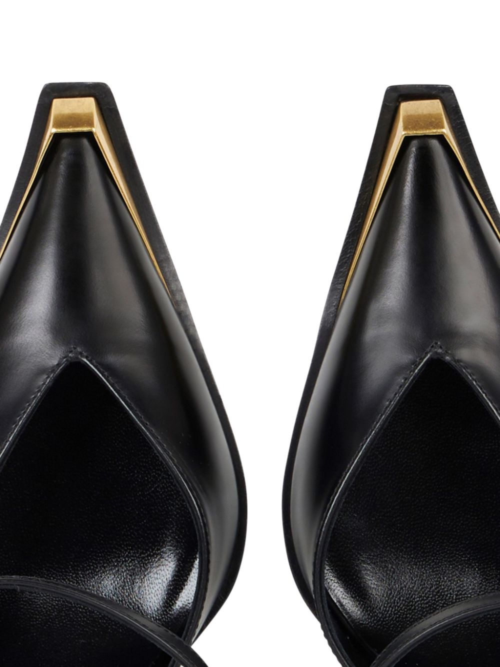 100mm leather pumps - 3