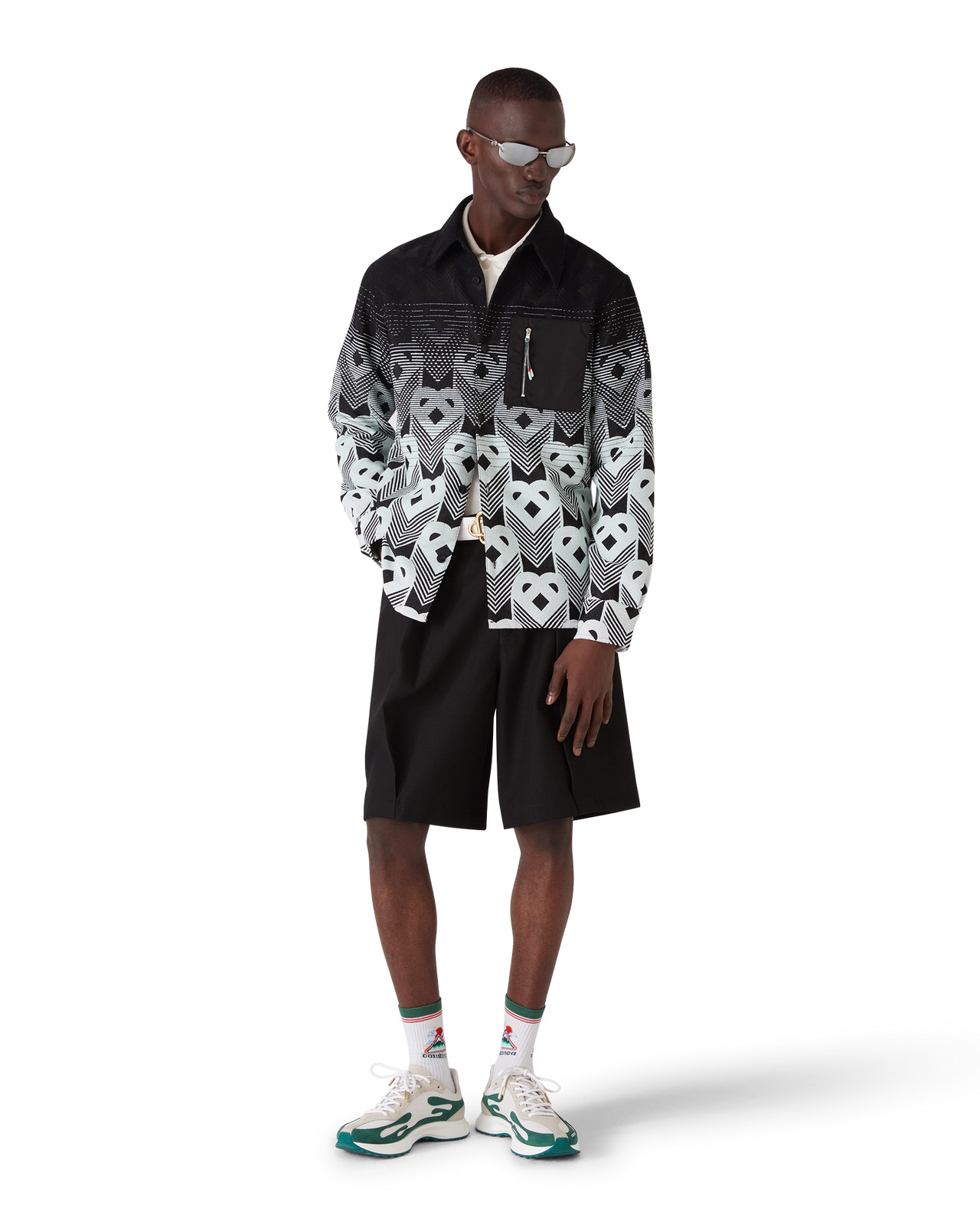 Gradient Monogram Shacket | Casablanca Paris - 2