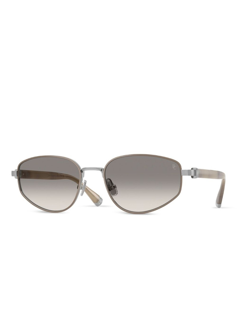Brunello Cucinelli geometric-frame sunglasses outlook