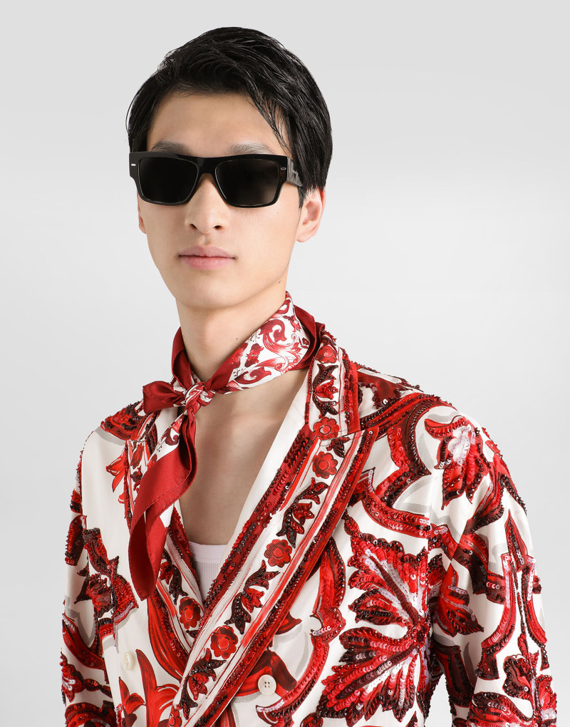 Majolica-print twill vanity shirt 4