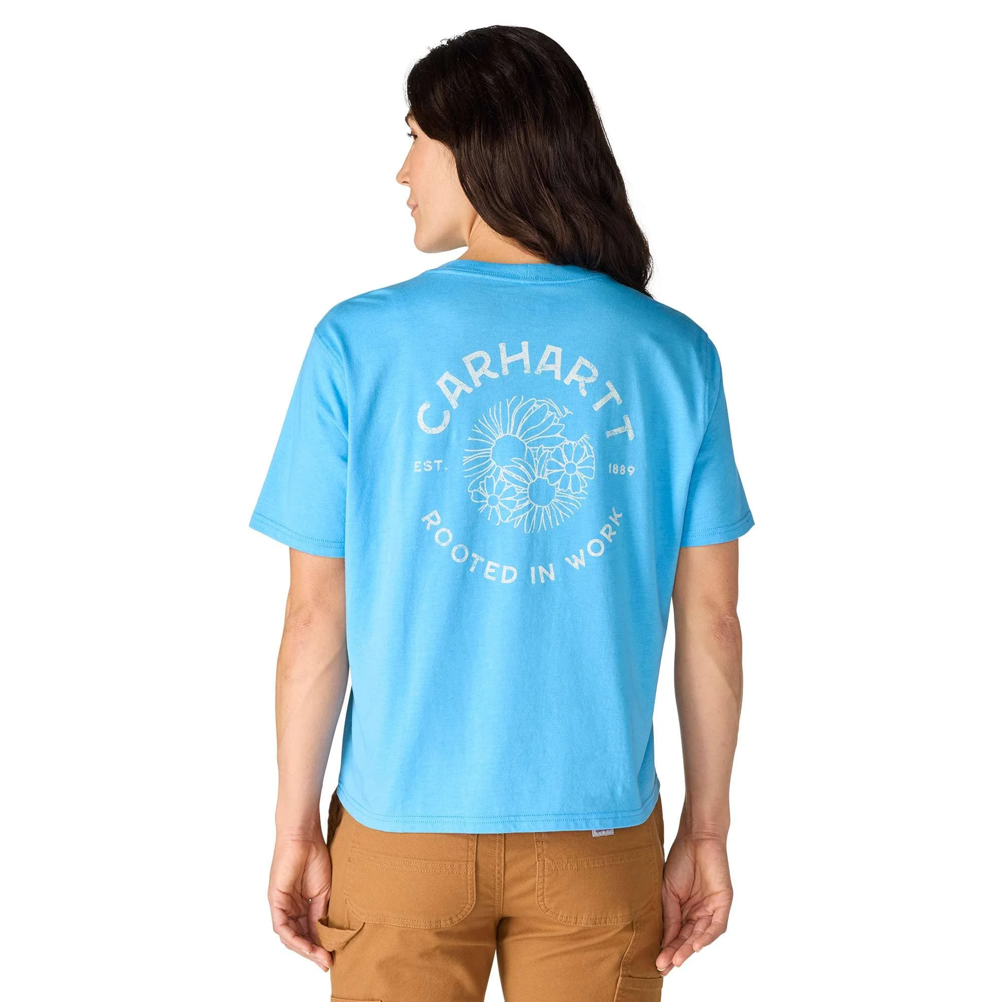 Women's TENCEL™ Fiber Series Loose Floral T-Shirt - 1