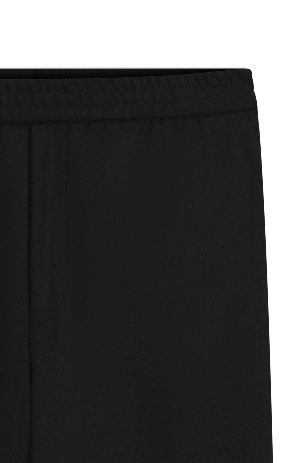 TAPERED-FIT PANTS IN A WOOL BLEND - 6