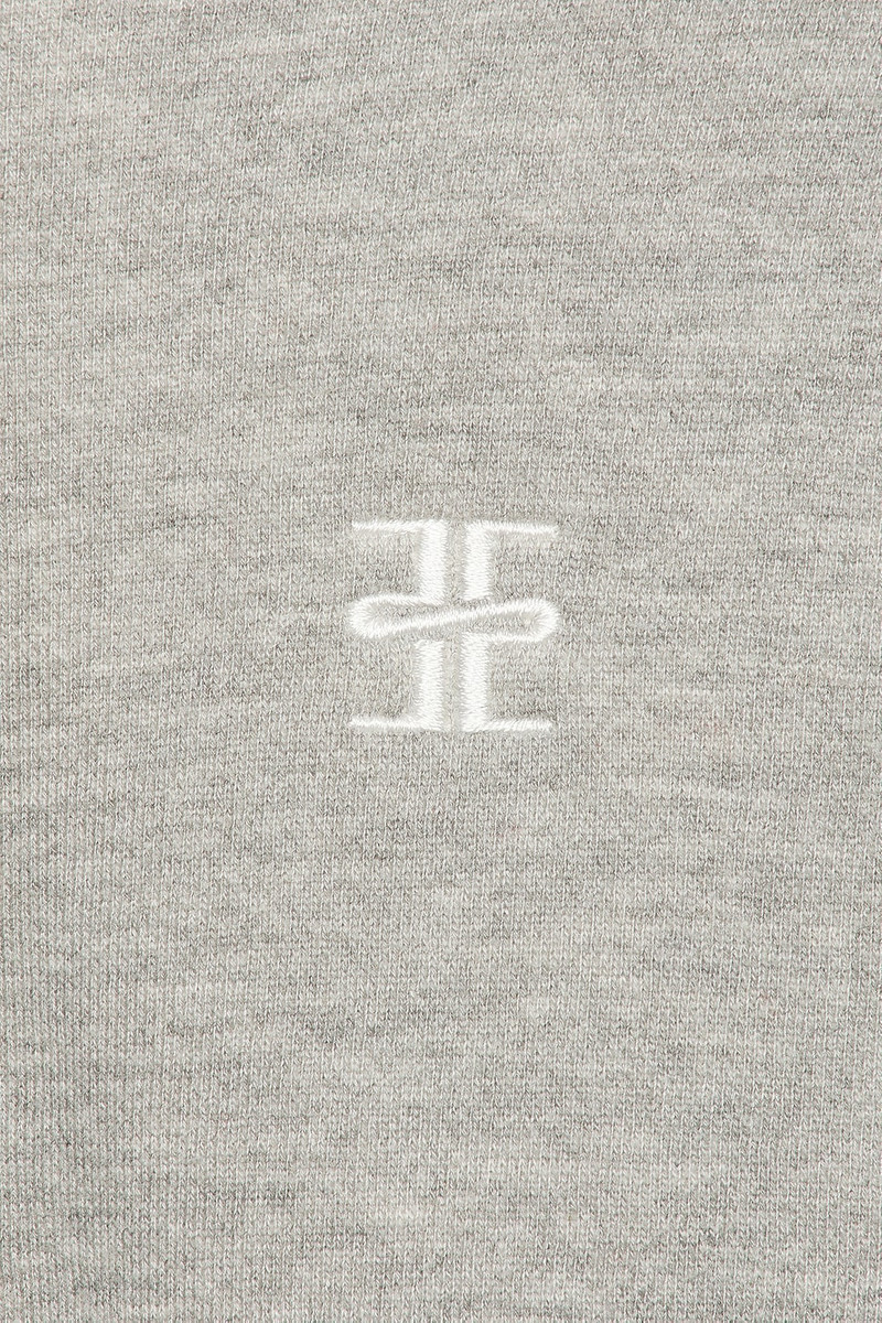 ÉTERNE Cropped V-Neck Sweatshirt outlook