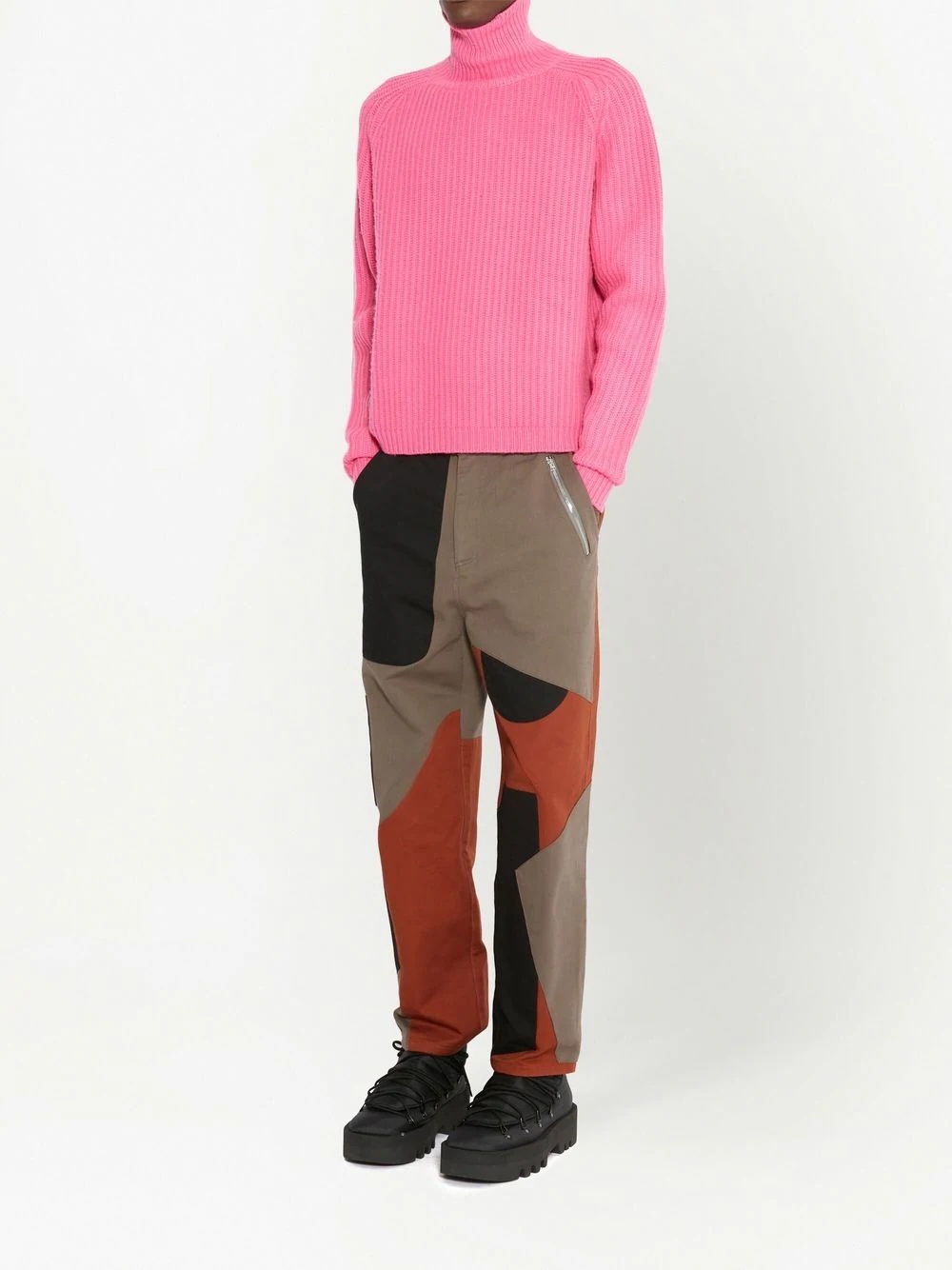 long-sleeve roll-neck jumper - 2