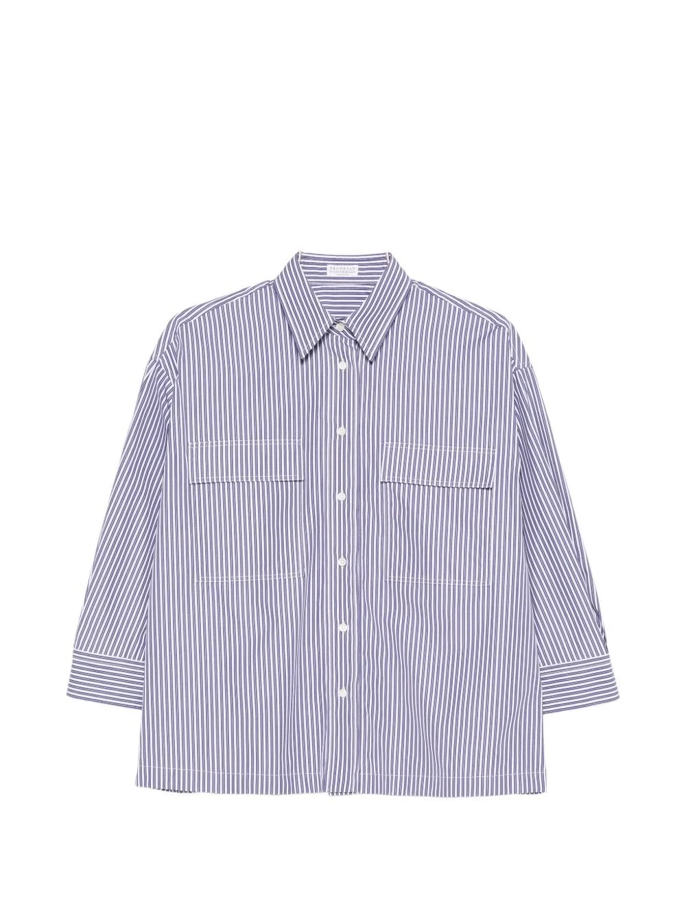 Striped cotton shirt - 1