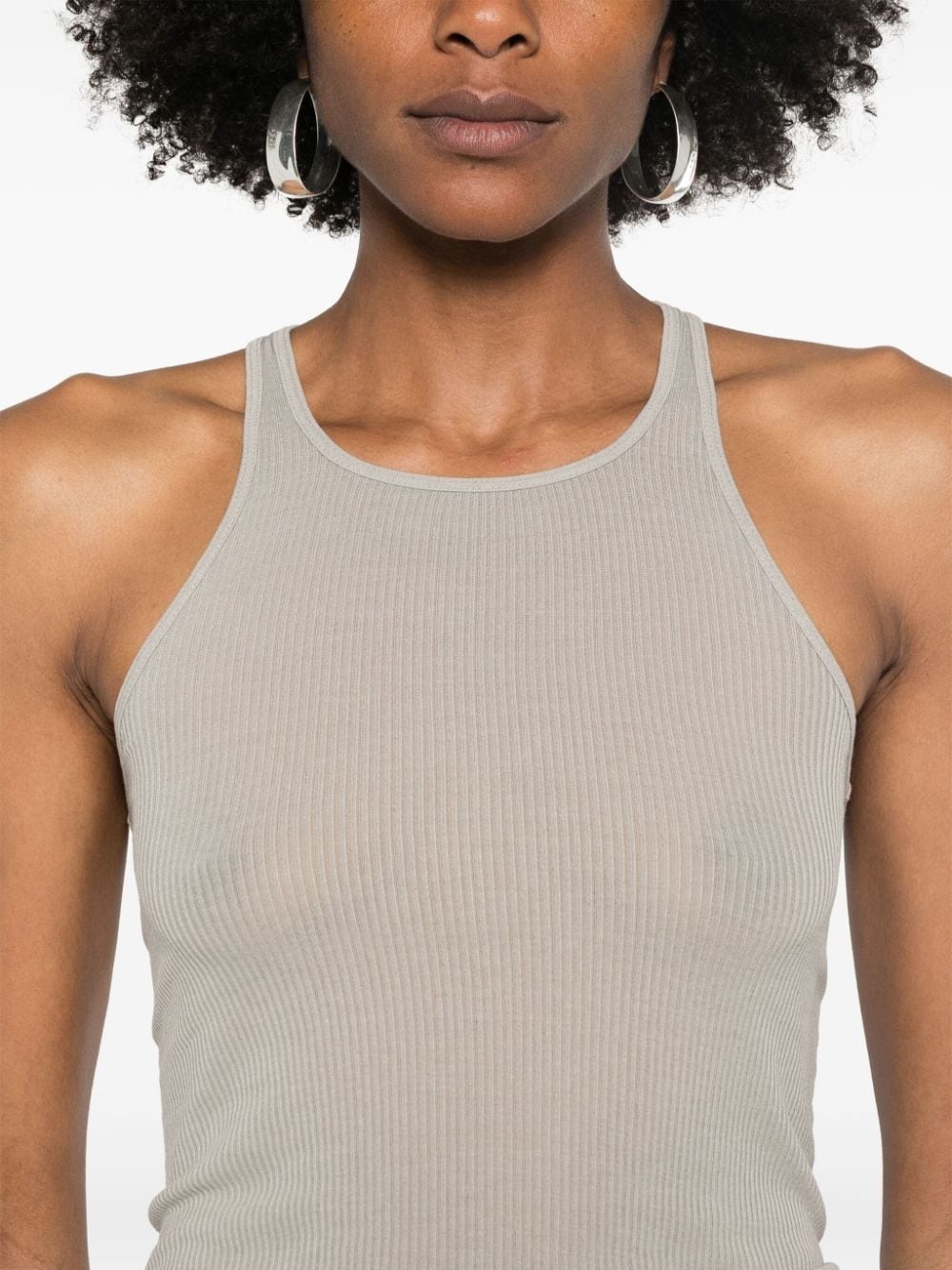 racerback ribbed tank top - 5