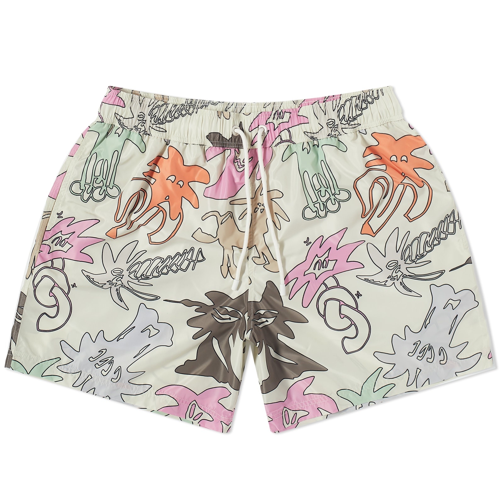 Palm Angels All Over Print Swim Shorts - 1