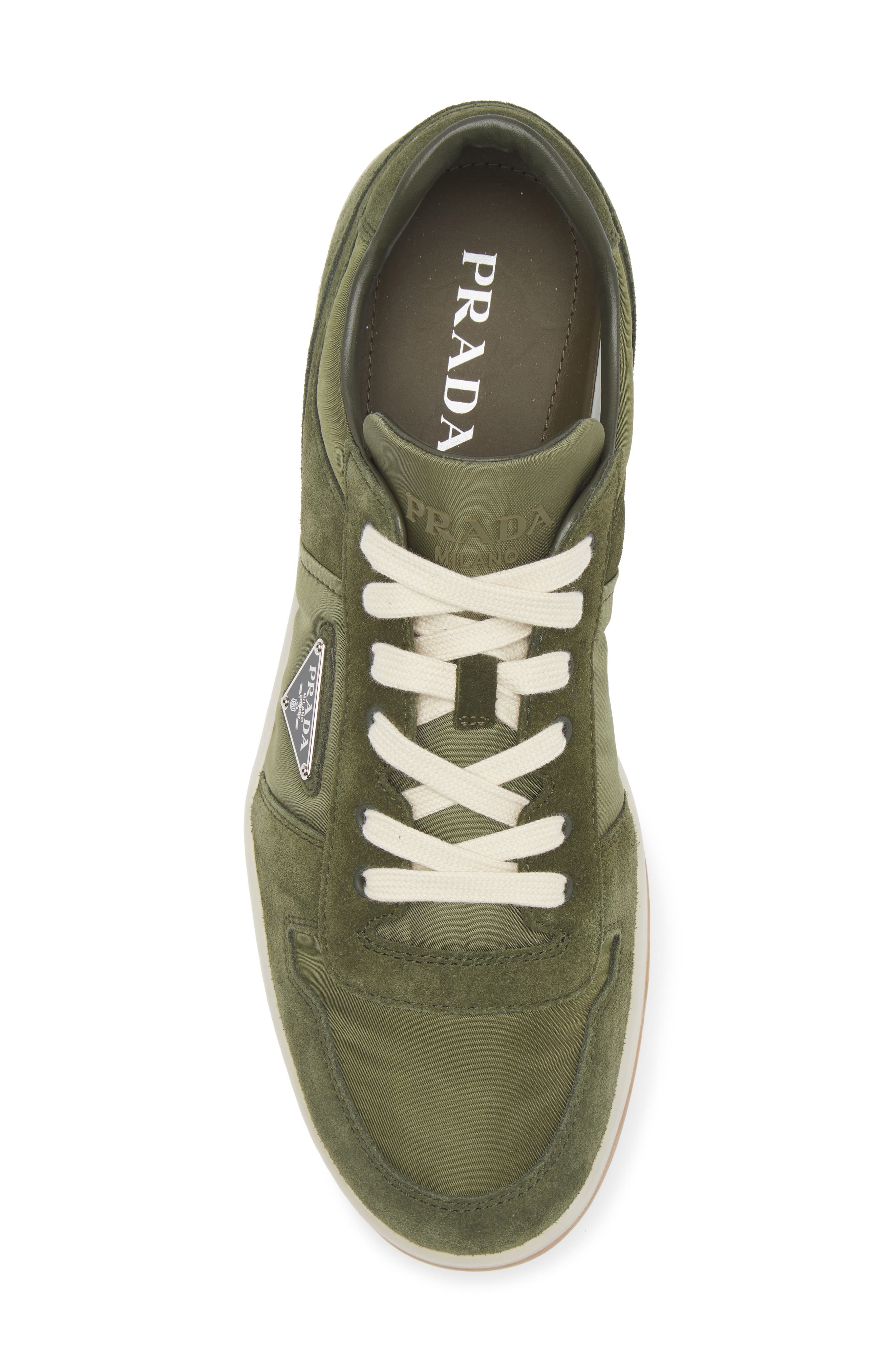 Prada Downtown Low Top Sneaker in Selva at Nordstrom - 5