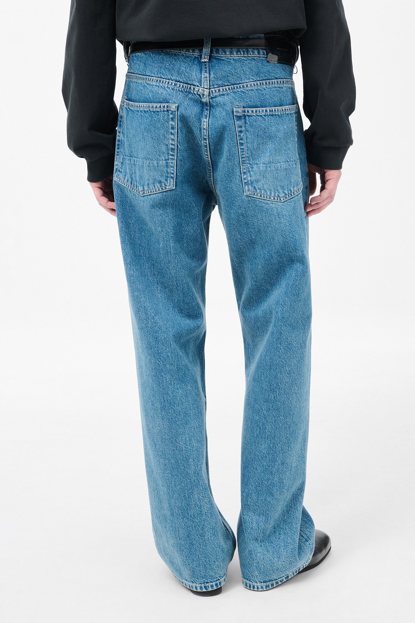 Third Cut Blue Tech Wash Denim - 5